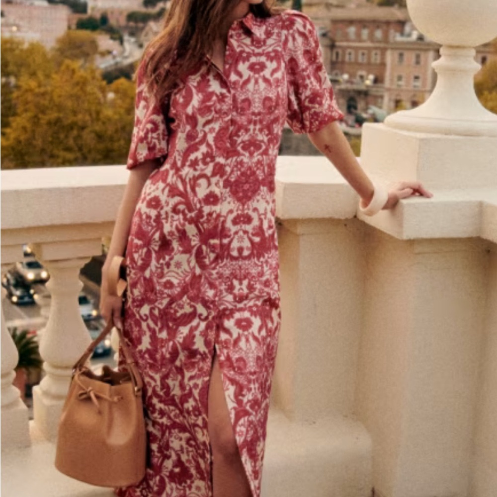 NWT Sezane Etia Midi dress FR 38 US 6